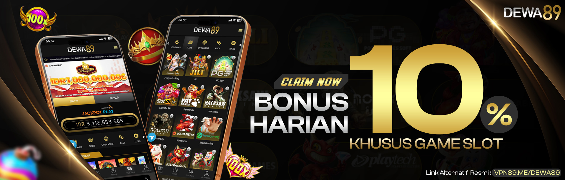 BONUS DEPOSIT DEWA89 SETIAP HARI